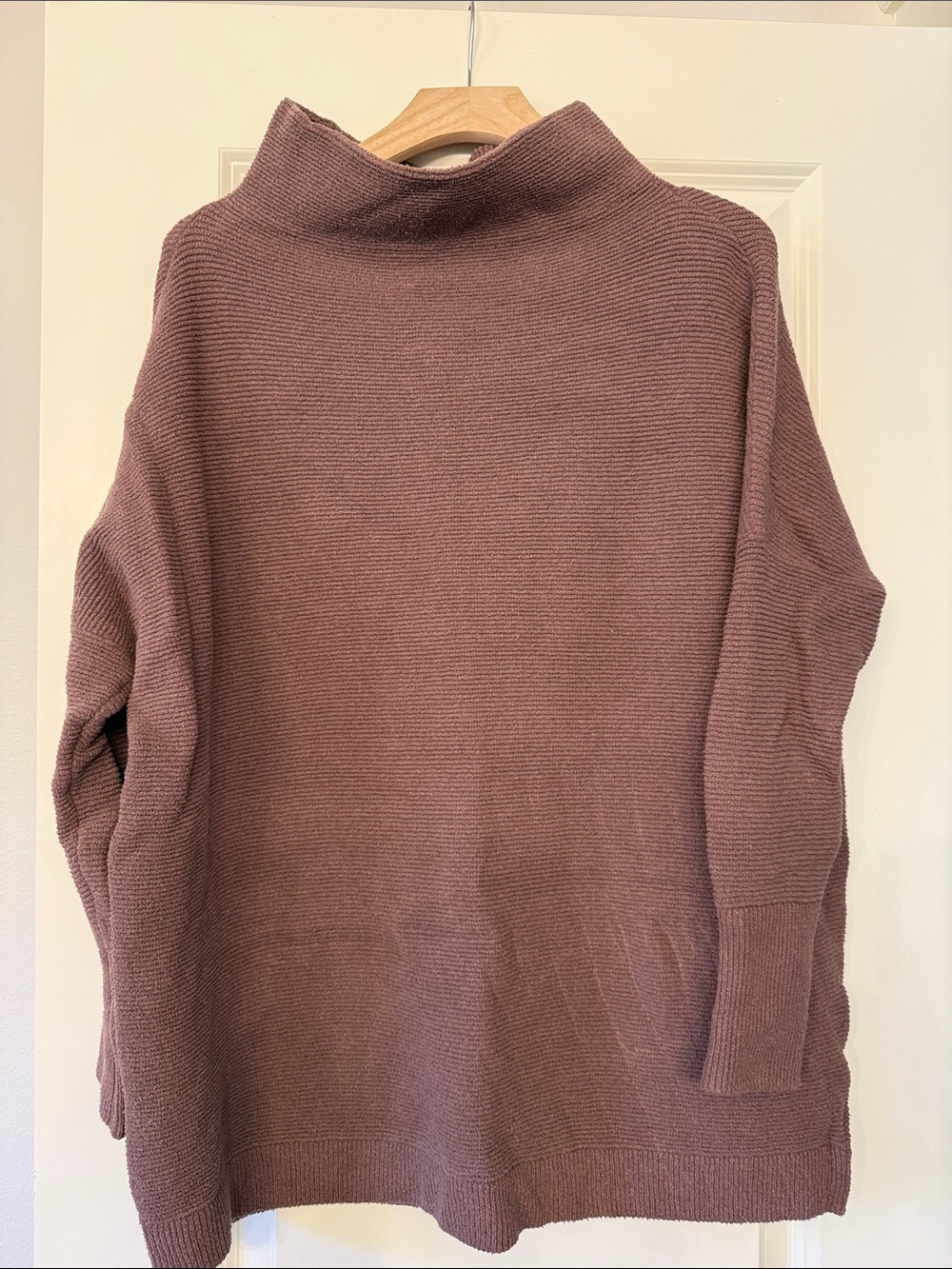 Free People Ottoman Tunic Sweater- nutmeg